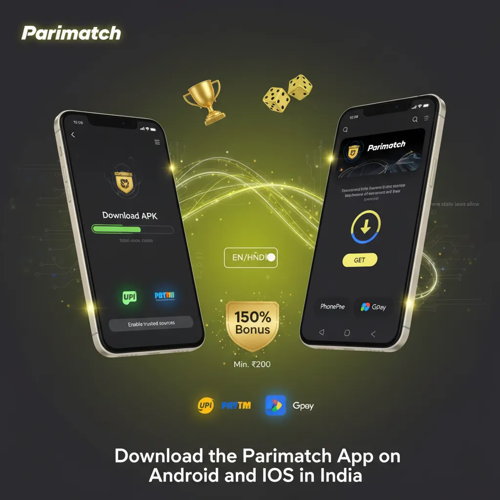 Parimatch app Android and iOS for Betting and Casino